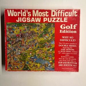RARE. World's Most Difficult JIGSAW PUZZLE
Golf Edition